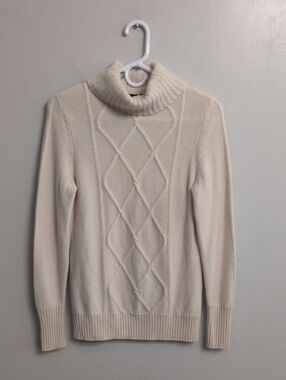 Ann Taylor Cashmere Cable Knit Sweater